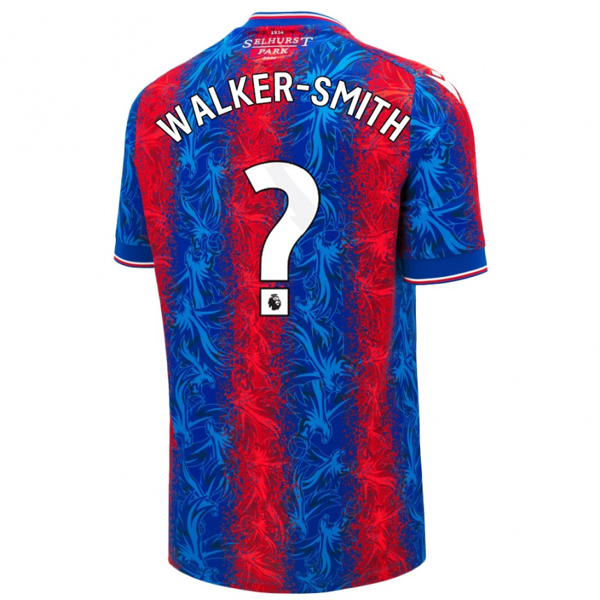 Hombre Fútbol Camiseta Charlie Walker-Smith #0 Rayas Rojas Y Azules 1ª Equipación 2024/25 México