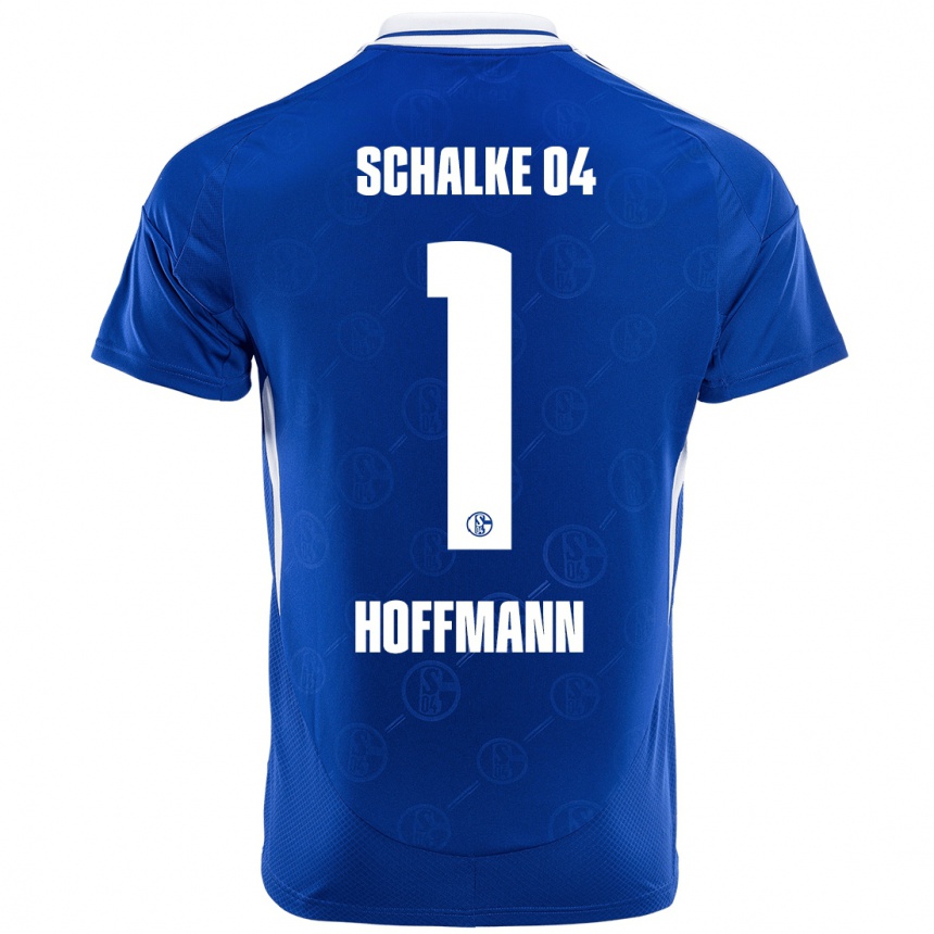 Hombre Fútbol Camiseta Ron-Thorben Hoffmann #1 Azul Real 1ª Equipación 2024/25 México