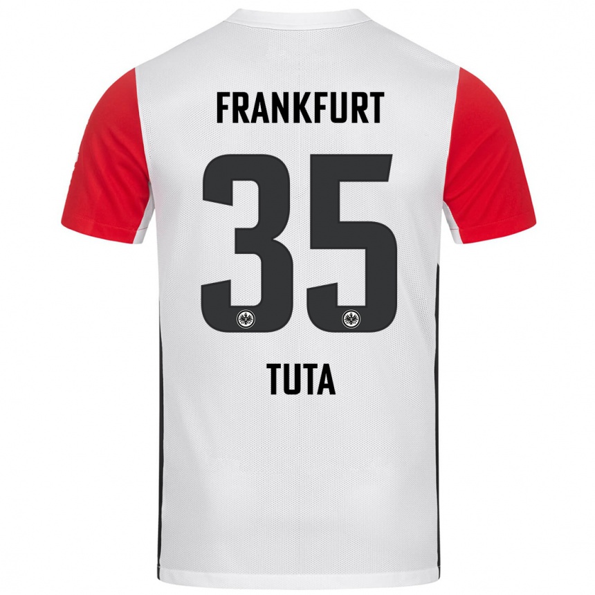 Hombre Fútbol Camiseta Tuta #35 Blanco Rojo 1ª Equipación 2024/25 México