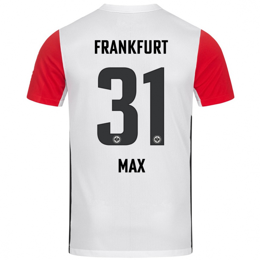 Hombre Fútbol Camiseta Philipp Max #31 Blanco Rojo 1ª Equipación 2024/25 México