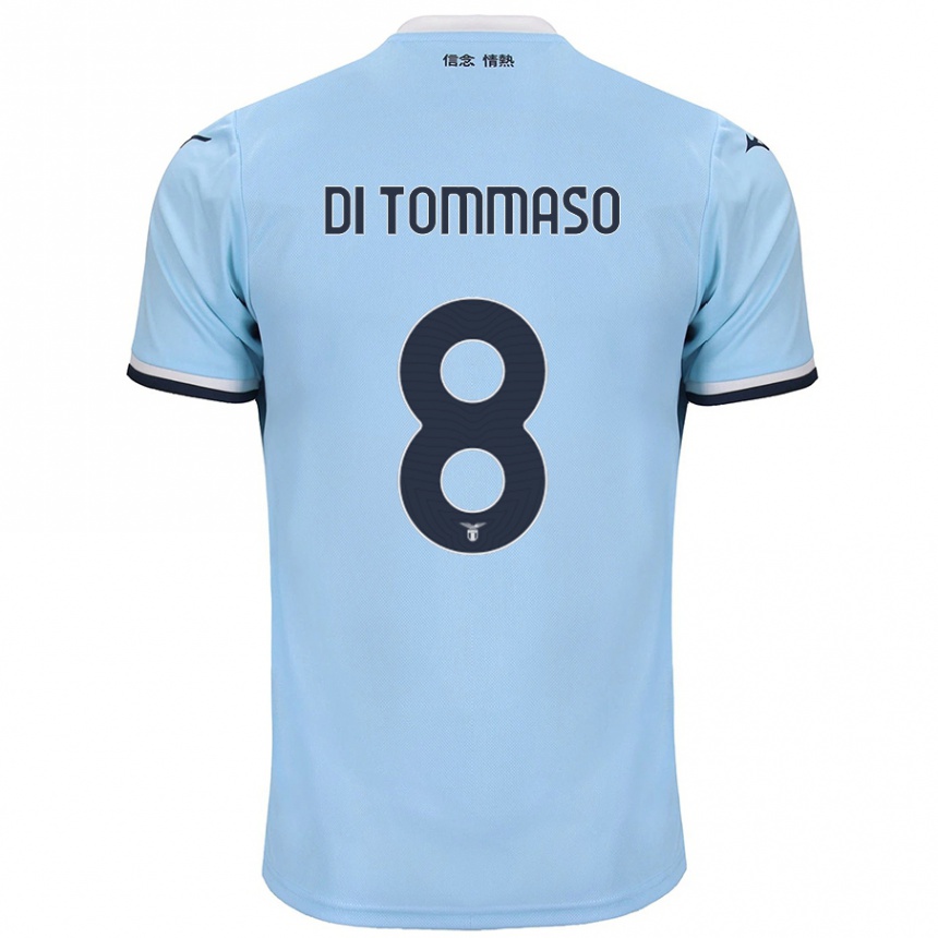 Hombre Fútbol Camiseta Leonardo Di Tommaso #8 Azul 1ª Equipación 2024/25 México