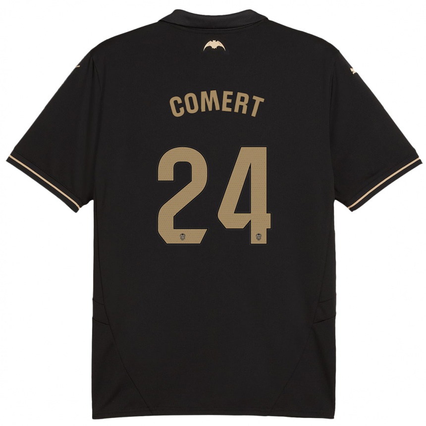 Hombre Fútbol Camiseta Eray Comert #24 Negro 2ª Equipación 2024/25 México