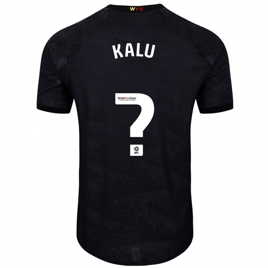 Hombre Fútbol Camiseta Samuel Kalu #0 Negro Blanco 2ª Equipación 2024/25 México