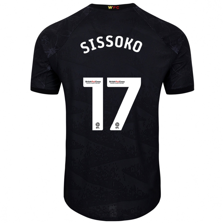 Hombre Fútbol Camiseta Moussa Sissoko #17 Negro Blanco 2ª Equipación 2024/25 México