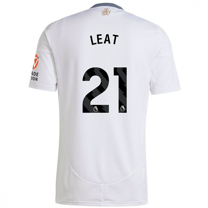 Hombre Fútbol Camiseta Anna Leat #21 Blanco 2ª Equipación 2024/25 México