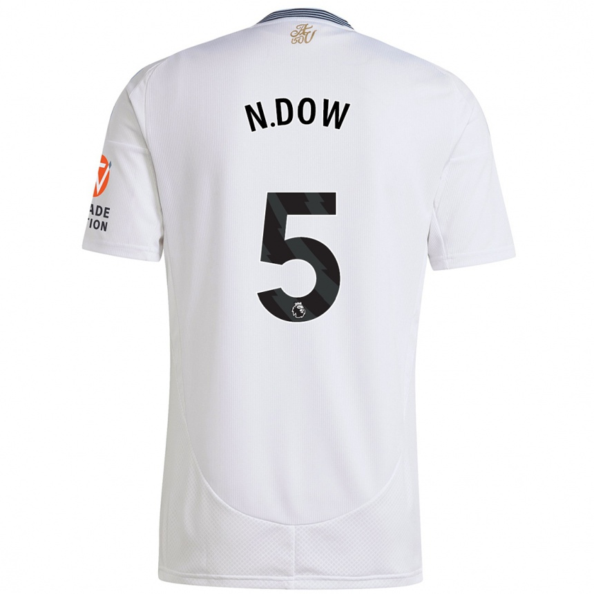 Hombre Fútbol Camiseta Elisha N'dow #5 Blanco 2ª Equipación 2024/25 México