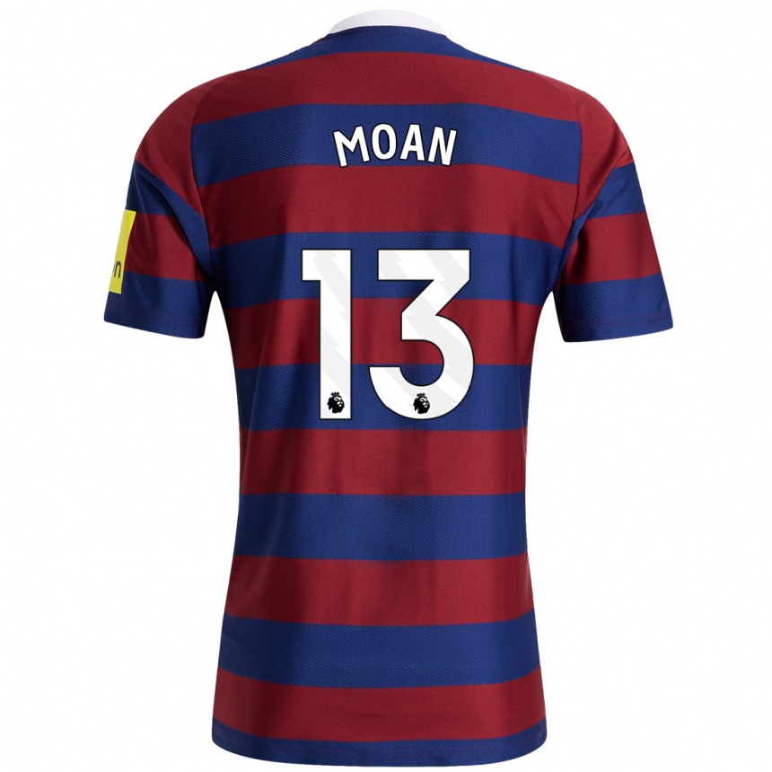 Hombre Fútbol Camiseta Claudia Moan #13 Burdeos Azul Marino 2ª Equipación 2024/25 México