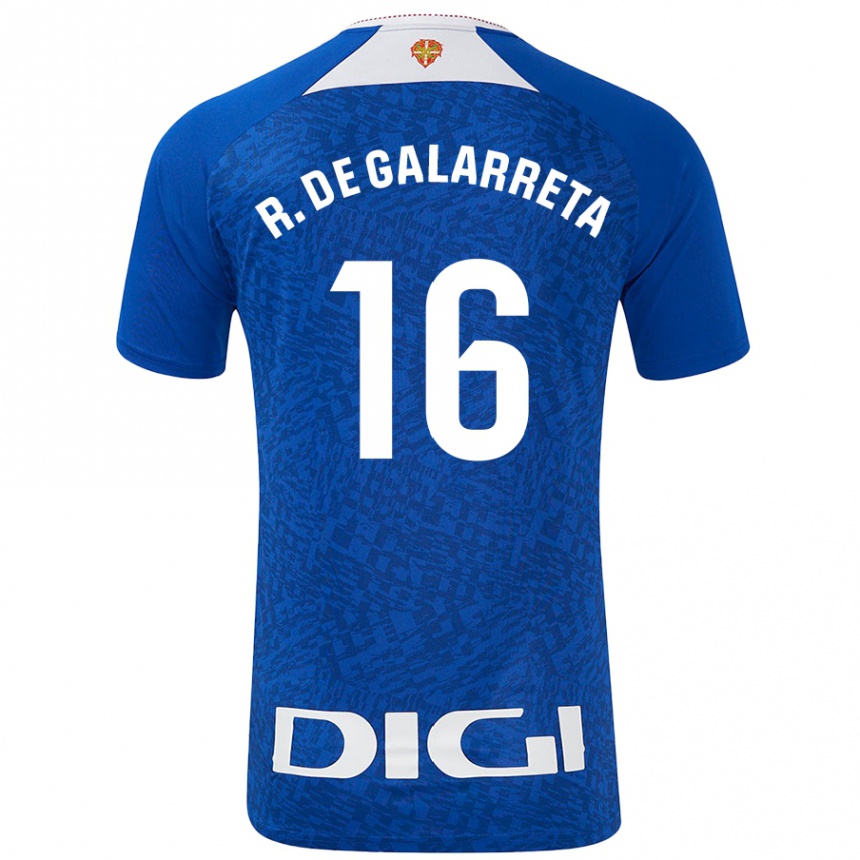 Hombre Fútbol Camiseta Iñigo Ruiz De Galarreta #16 Azul Real 2ª Equipación 2024/25 México