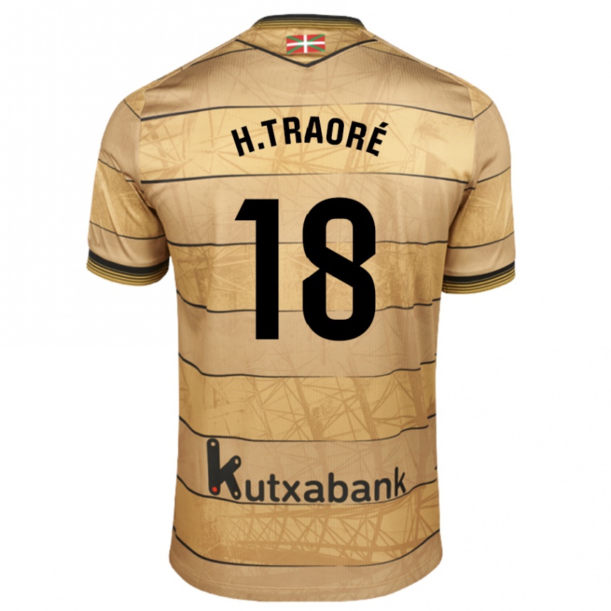 Hombre Fútbol Camiseta Hamari Traoré #18 Marrón 2ª Equipación 2024/25 México