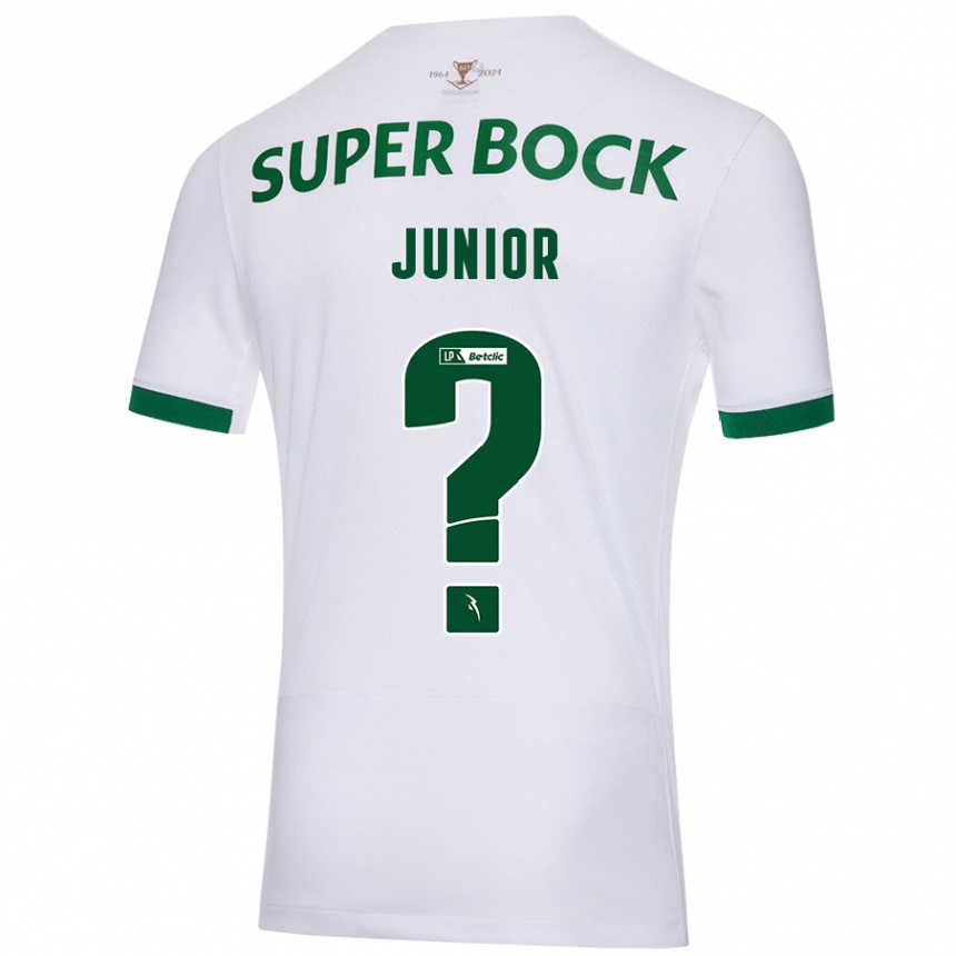 Hombre Fútbol Camiseta Marlon Junior #0 Blanco Verde 2ª Equipación 2024/25 México