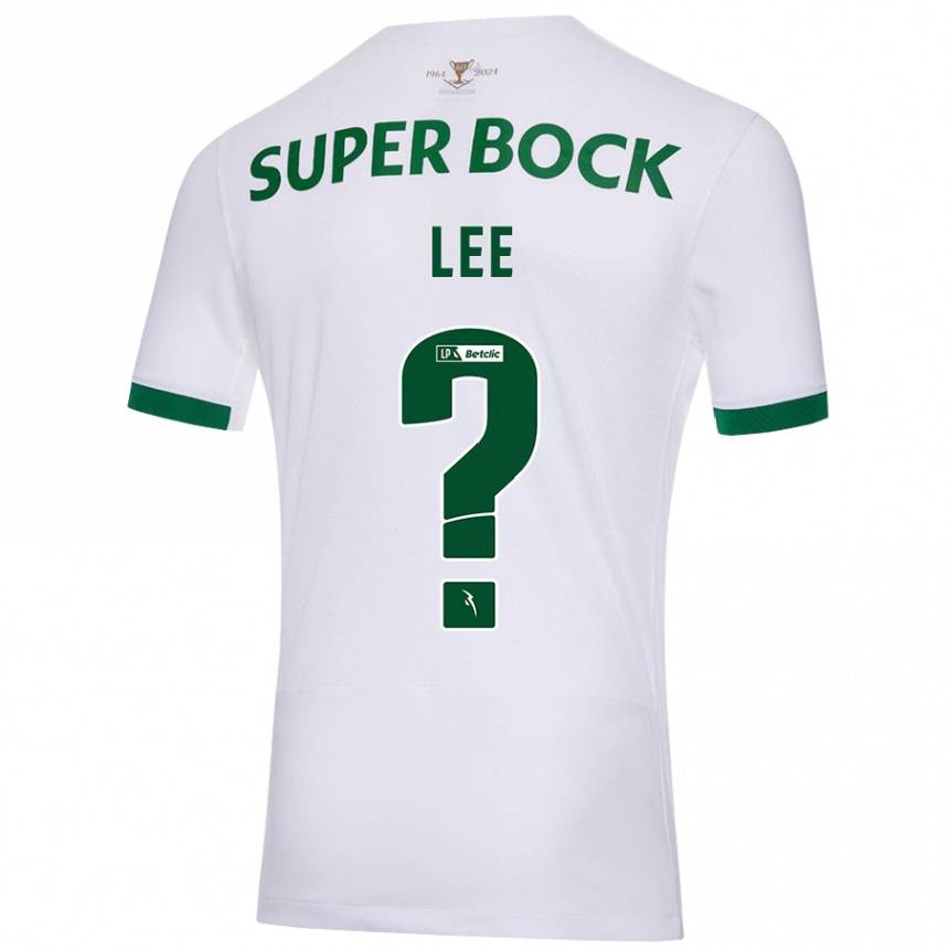 Hombre Fútbol Camiseta Afonso Lee #0 Blanco Verde 2ª Equipación 2024/25 México