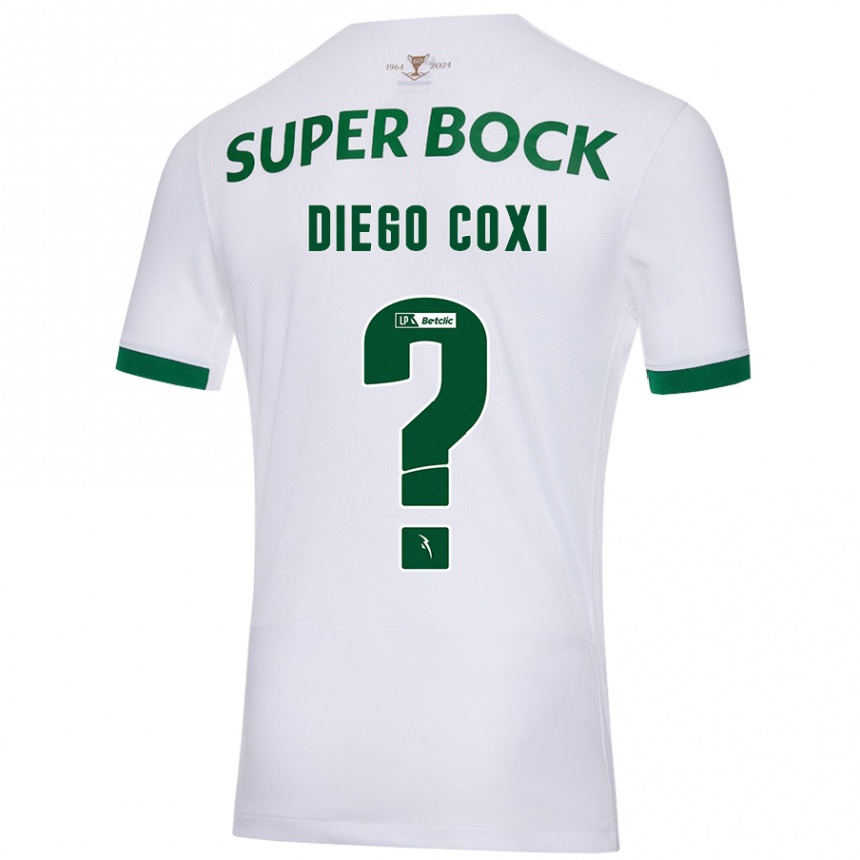 Hombre Fútbol Camiseta Diego Coxi #0 Blanco Verde 2ª Equipación 2024/25 México