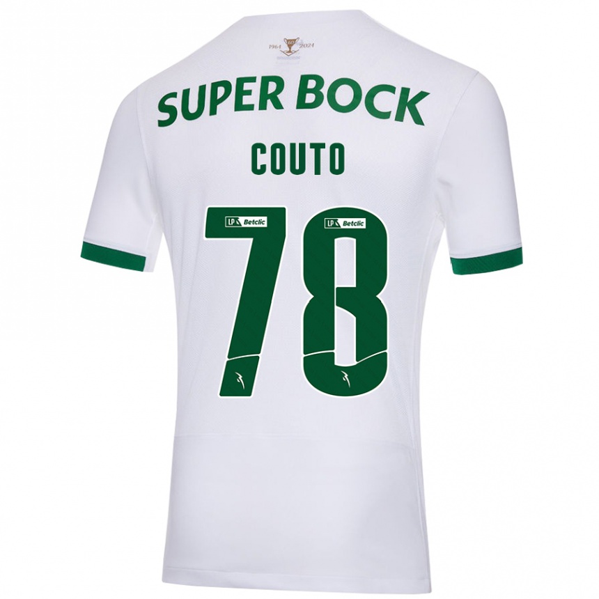 Hombre Fútbol Camiseta Mauro Couto #78 Blanco Verde 2ª Equipación 2024/25 México