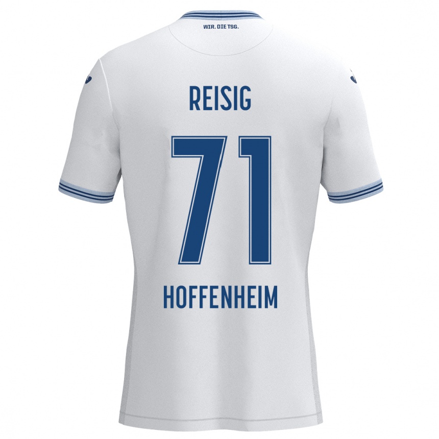 Hombre Fútbol Camiseta Ruben Reisig #71 Blanco Azul 2ª Equipación 2024/25 México