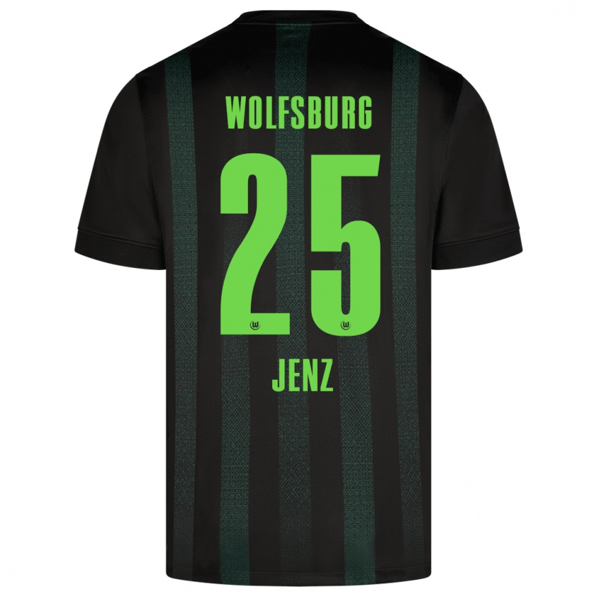 Hombre Fútbol Camiseta Moritz Jenz #25 Verde Oscuro 2ª Equipación 2024/25 México