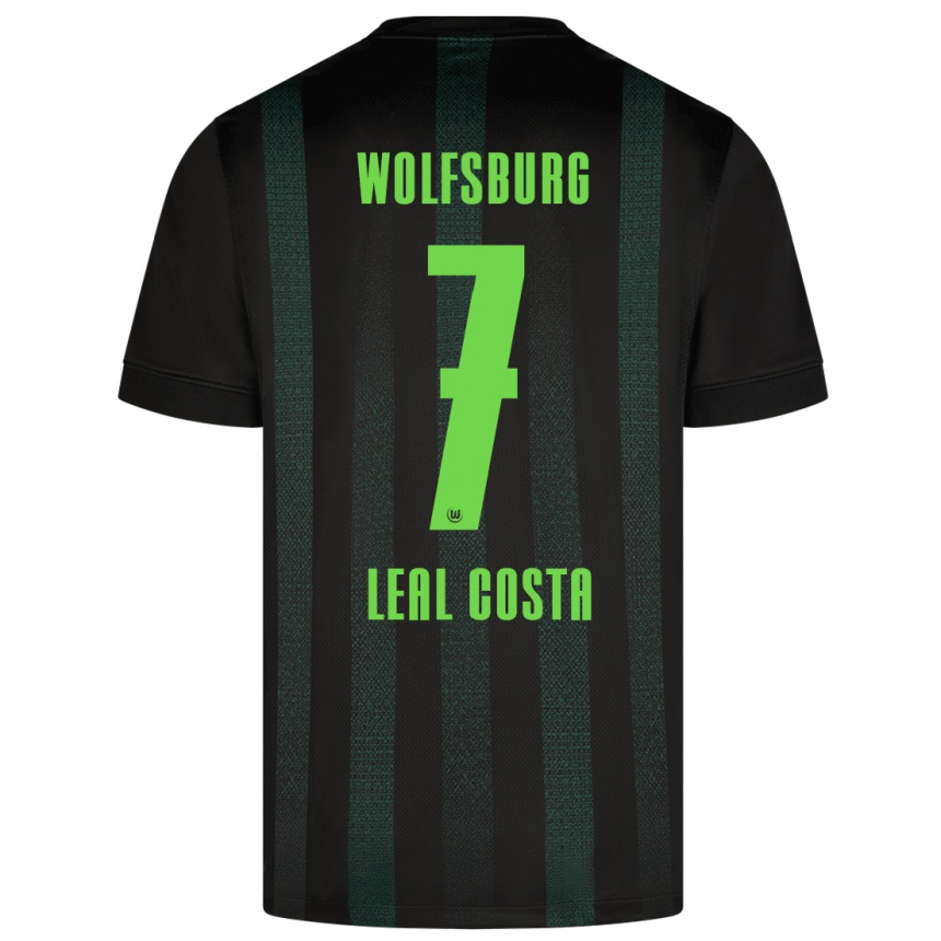 Hombre Fútbol Camiseta David Leal Costa #7 Verde Oscuro 2ª Equipación 2024/25 México