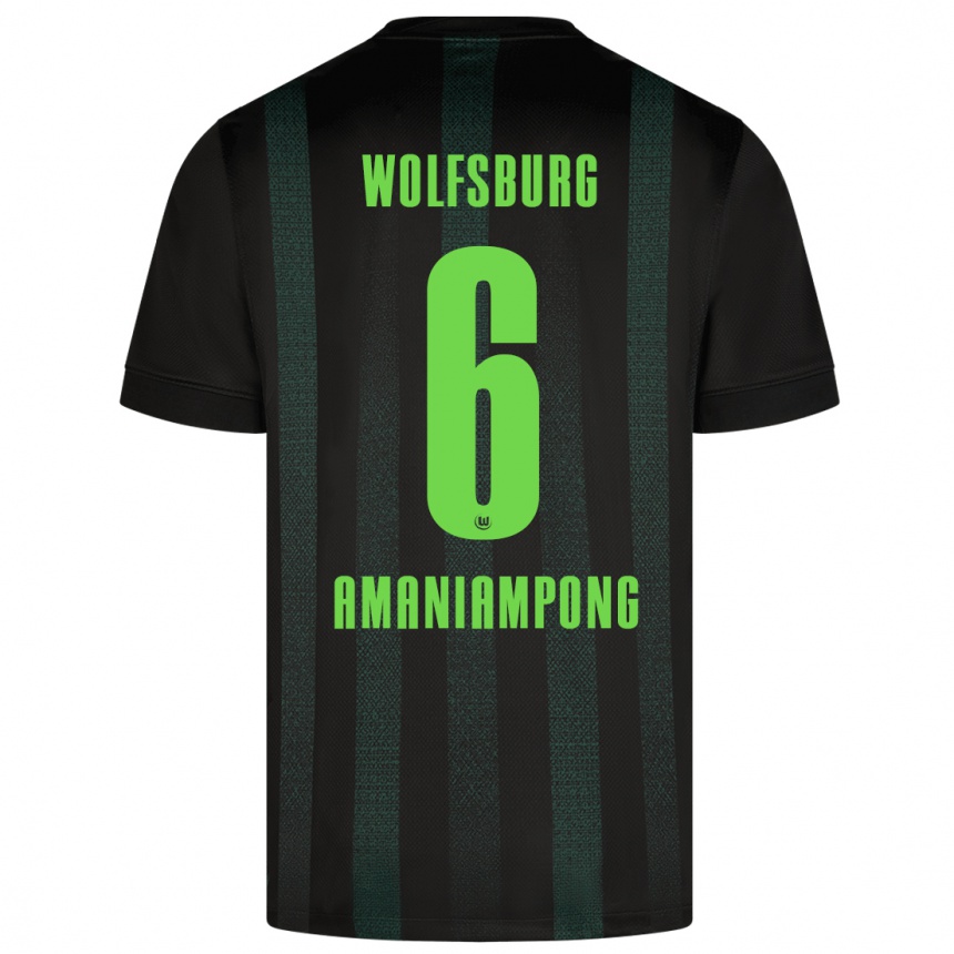 Hombre Fútbol Camiseta Marces Amaniampong #6 Verde Oscuro 2ª Equipación 2024/25 México