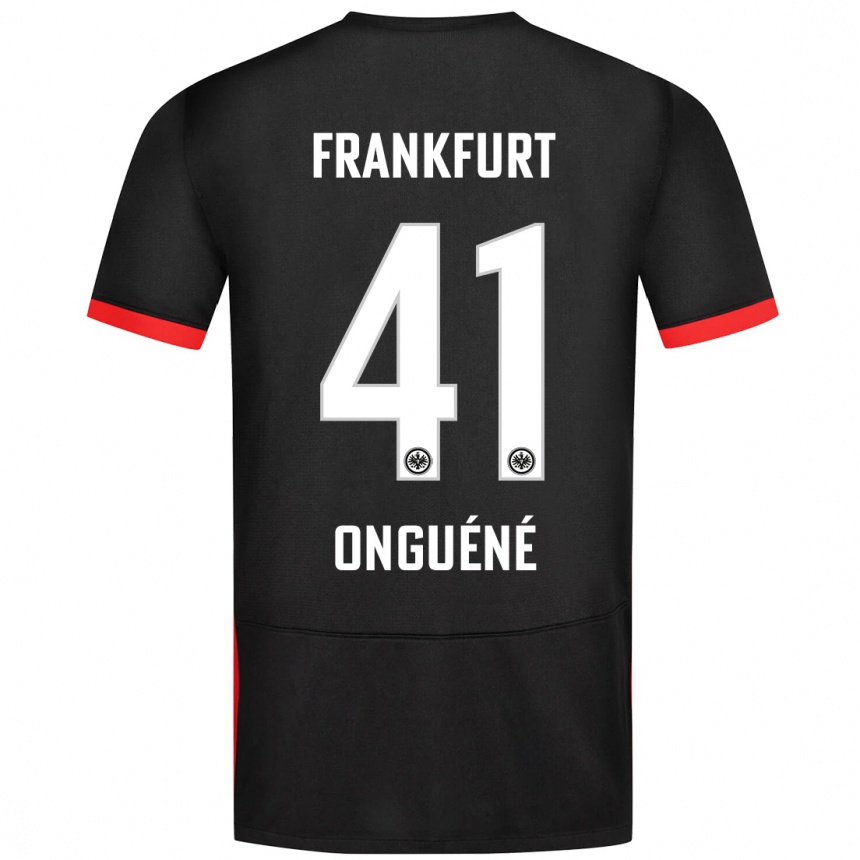 Hombre Fútbol Camiseta Jérôme Onguéné #41 Negro 2ª Equipación 2024/25 México