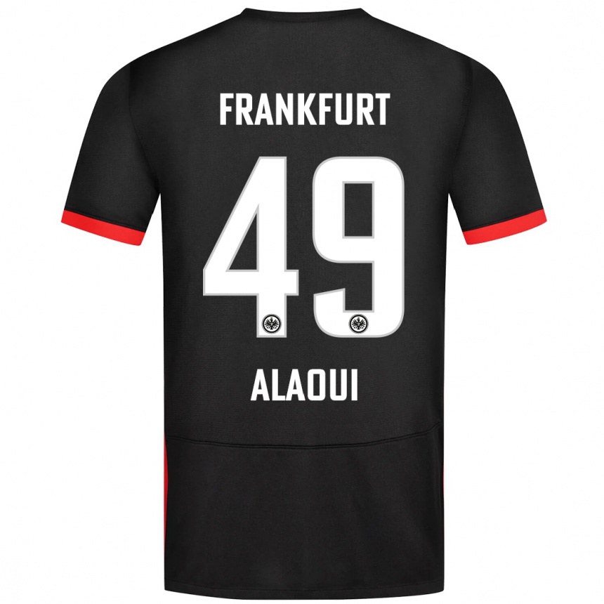 Hombre Fútbol Camiseta Anas Alaoui #49 Negro 2ª Equipación 2024/25 México