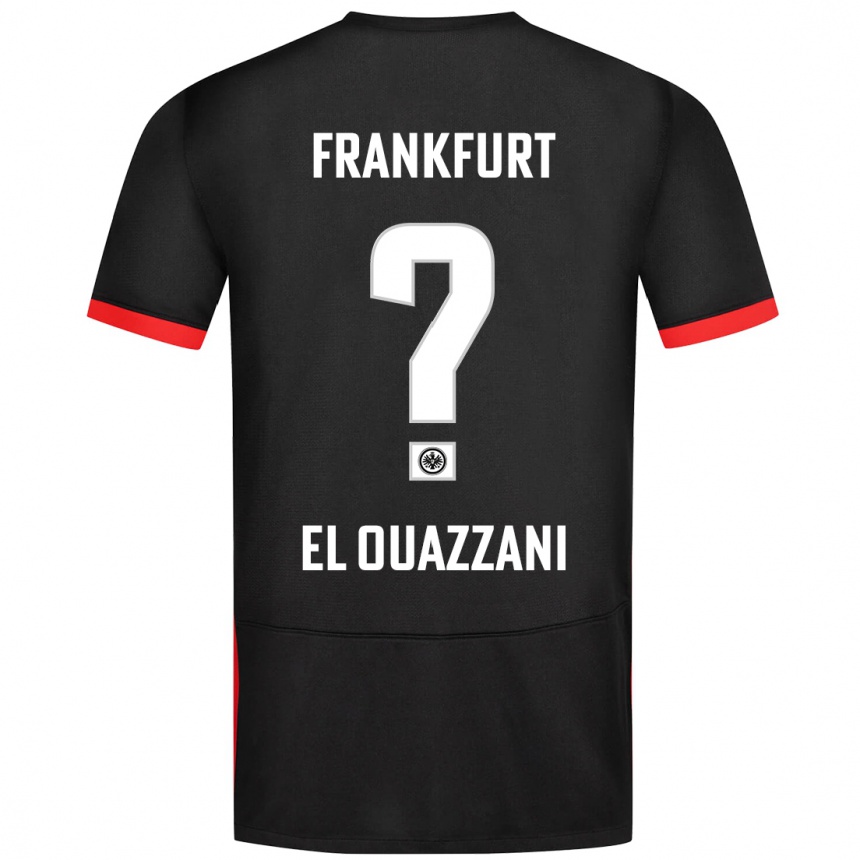 Hombre Fútbol Camiseta Nadir El Ouazzani #0 Negro 2ª Equipación 2024/25 México