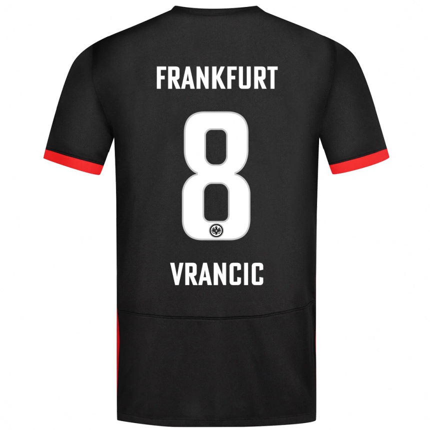 Hombre Fútbol Camiseta Mario Vrancic #8 Negro 2ª Equipación 2024/25 México