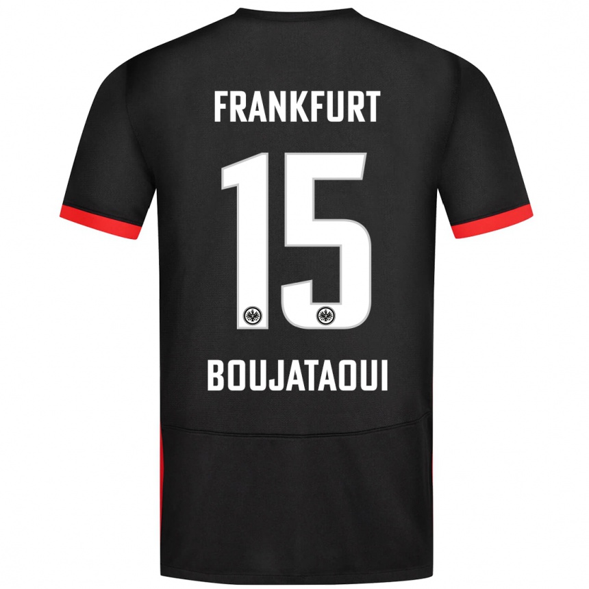 Hombre Fútbol Camiseta Tarik Boujataoui #15 Negro 2ª Equipación 2024/25 México