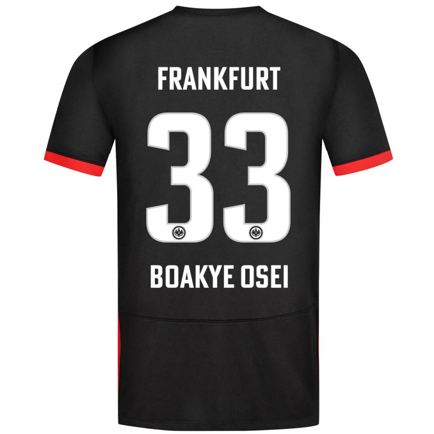 Hombre Fútbol Camiseta Derek Boakye-Osei #33 Negro 2ª Equipación 2024/25 México