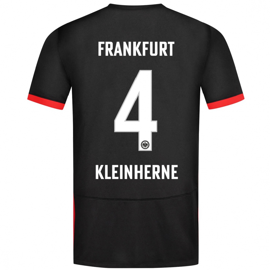 Hombre Fútbol Camiseta Sophia Kleinherne #4 Negro 2ª Equipación 2024/25 México