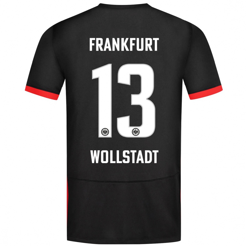 Hombre Fútbol Camiseta Fabio Wollstadt #13 Negro 2ª Equipación 2024/25 México