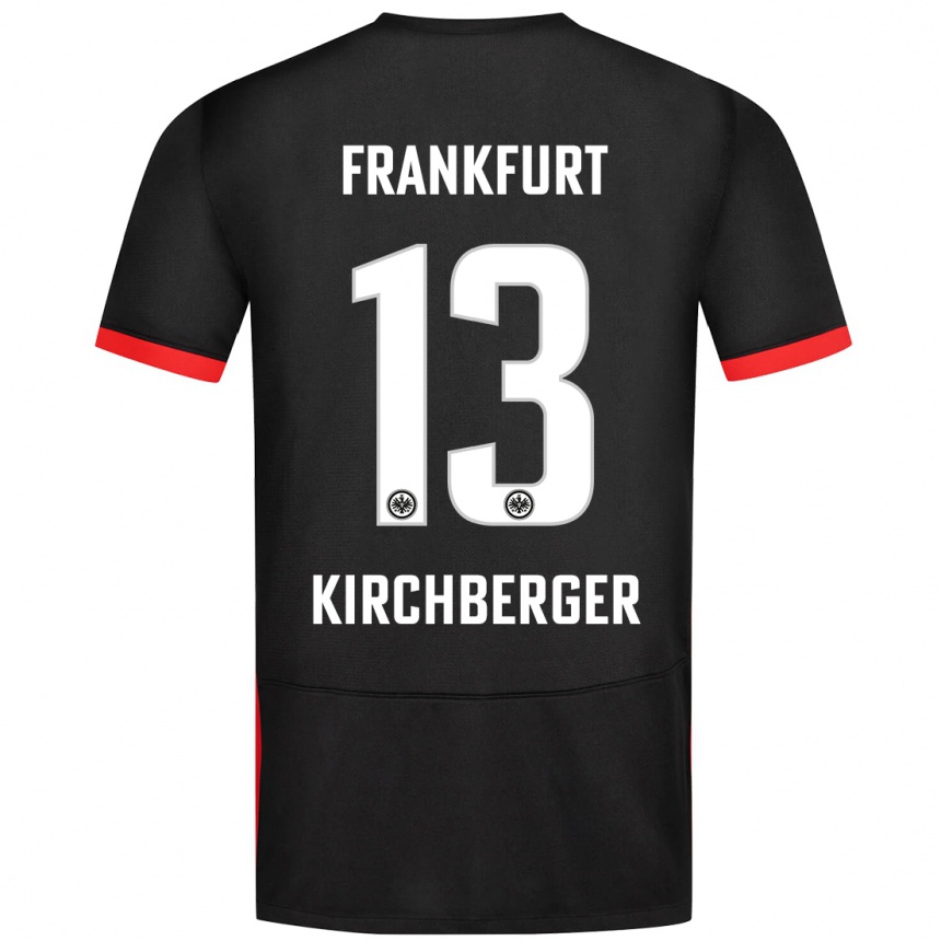 Hombre Fútbol Camiseta Virginia Kirchberger #13 Negro 2ª Equipación 2024/25 México