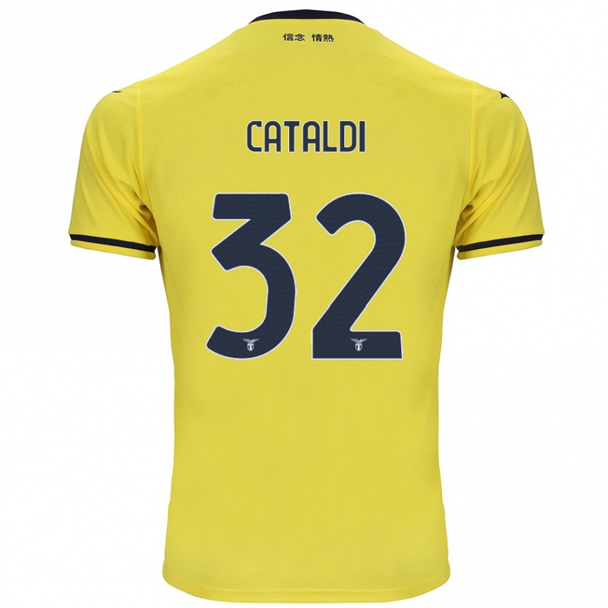 Hombre Fútbol Camiseta Danilo Cataldi #32 Amarillo 2ª Equipación 2024/25 México