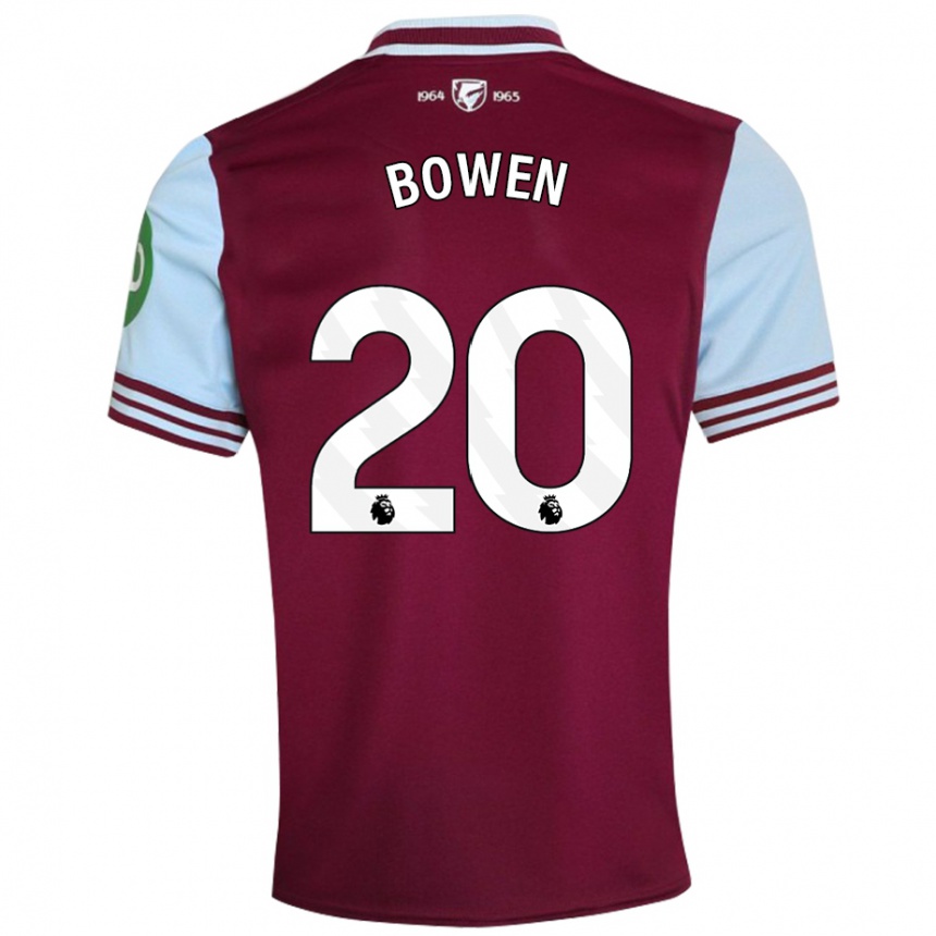 Mujer Fútbol Camiseta Jarrod Bowen #20 Rojo Oscuro 1ª Equipación 2024/25 México