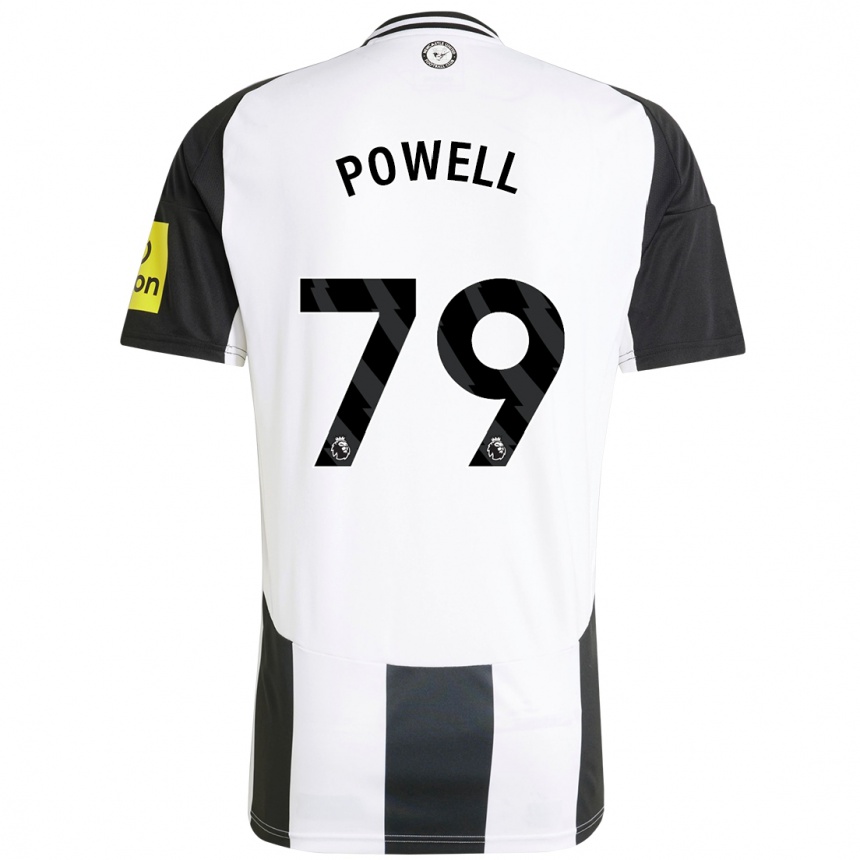 Mujer Fútbol Camiseta Rory Powell #79 Blanco Negro 1ª Equipación 2024/25 México