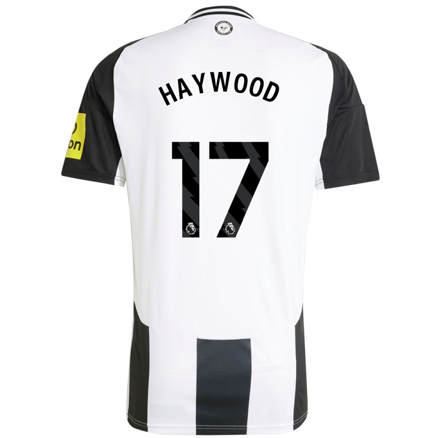 Mujer Fútbol Camiseta Sophie Haywood #17 Blanco Negro 1ª Equipación 2024/25 México