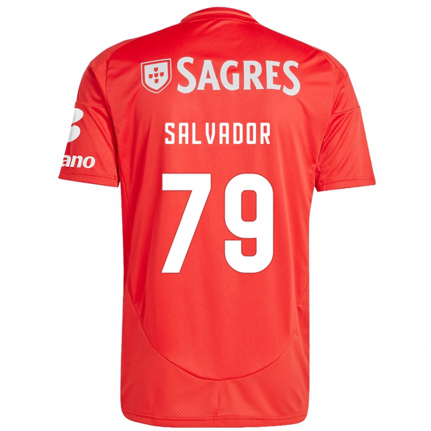 Mujer Fútbol Camiseta Marta Salvador #79 Rojo Blanco 1ª Equipación 2024/25 México