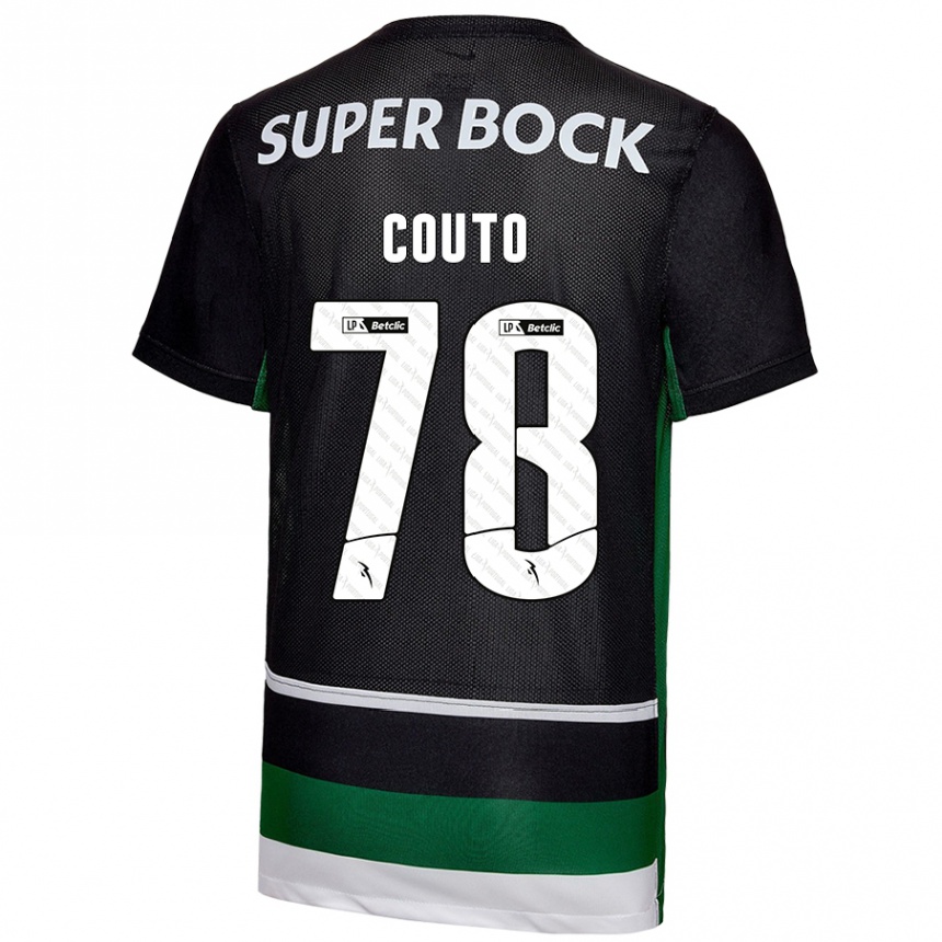 Mujer Fútbol Camiseta Mauro Couto #78 Negro Blanco Verde 1ª Equipación 2024/25 México