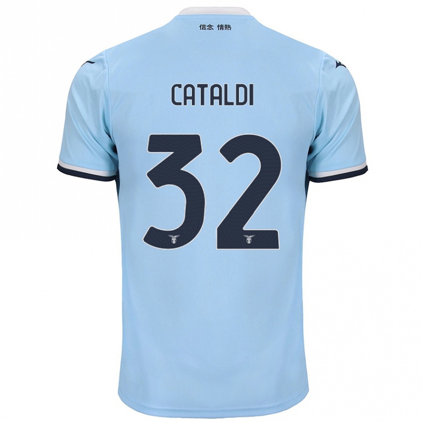 Mujer Fútbol Camiseta Danilo Cataldi #32 Azul 1ª Equipación 2024/25 México