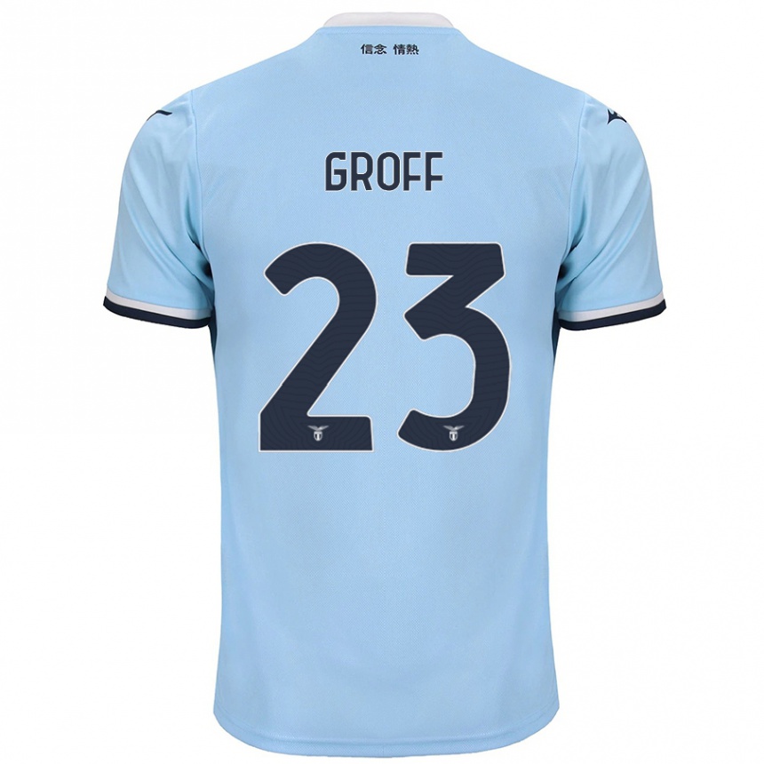 Mujer Fútbol Camiseta Chiara Groff #23 Azul 1ª Equipación 2024/25 México