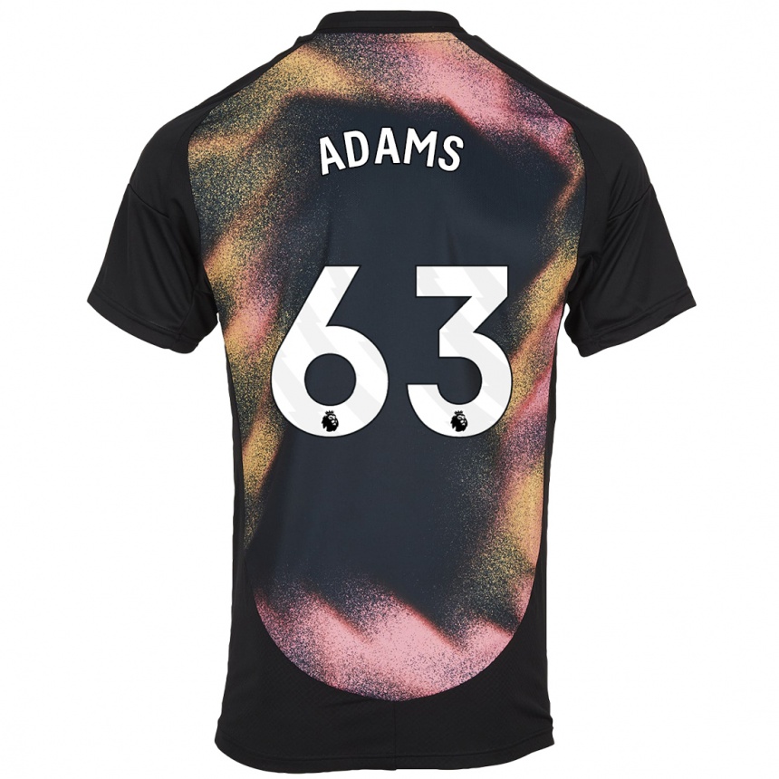 Mujer Fútbol Camiseta Bayli Spencer Adams #63 Negro Blanco 2ª Equipación 2024/25 México