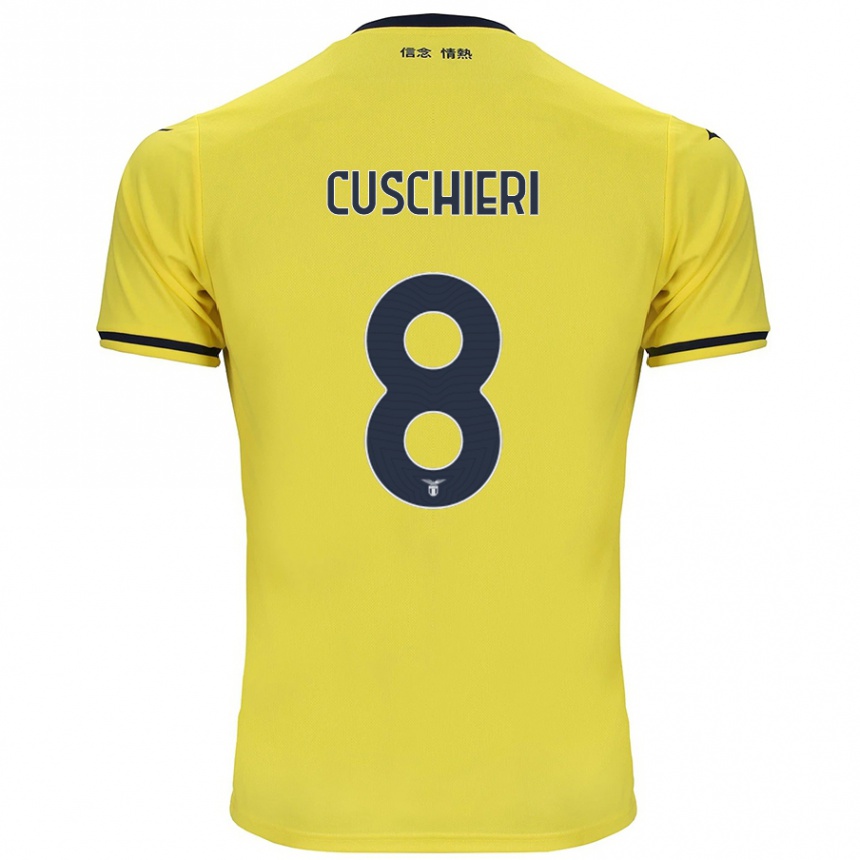 Mujer Fútbol Camiseta Rachel Cuschieri #8 Amarillo 2ª Equipación 2024/25 México