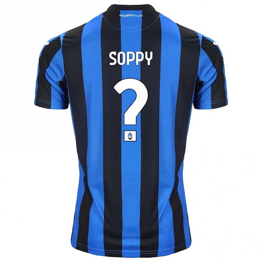 Niño Fútbol Camiseta Brandon Soppy #0 Azul Negro 1ª Equipación 2024/25 México