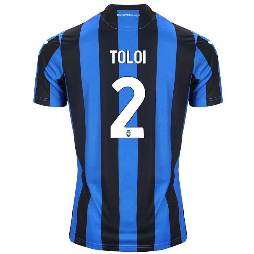 Niño Fútbol Camiseta Rafael Tolói #2 Azul Negro 1ª Equipación 2024/25 México