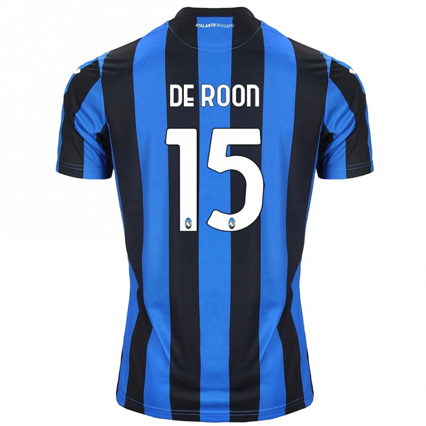 Niño Fútbol Camiseta Marten De Roon #15 Azul Negro 1ª Equipación 2024/25 México