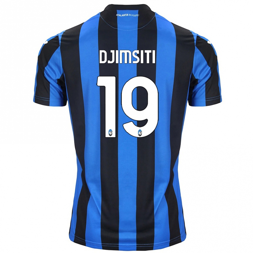 Niño Fútbol Camiseta Berat Djimsiti #19 Azul Negro 1ª Equipación 2024/25 México