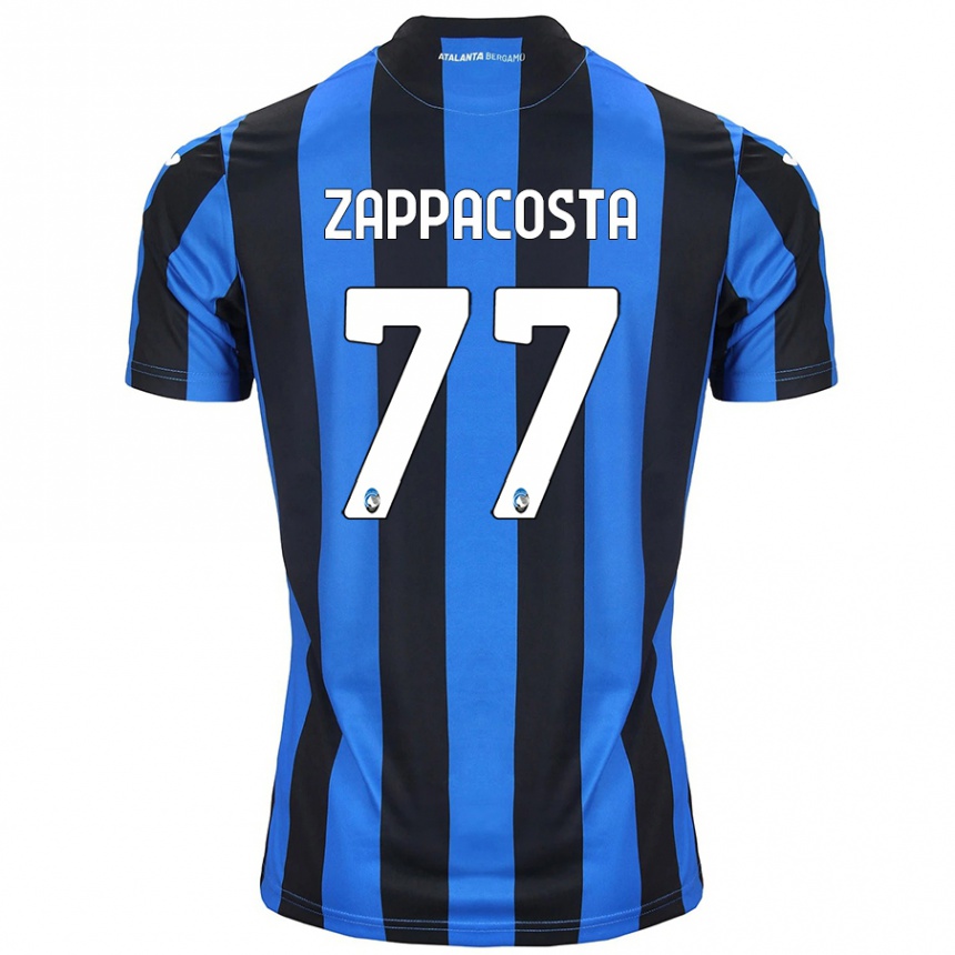 Niño Fútbol Camiseta Davide Zappacosta #77 Azul Negro 1ª Equipación 2024/25 México