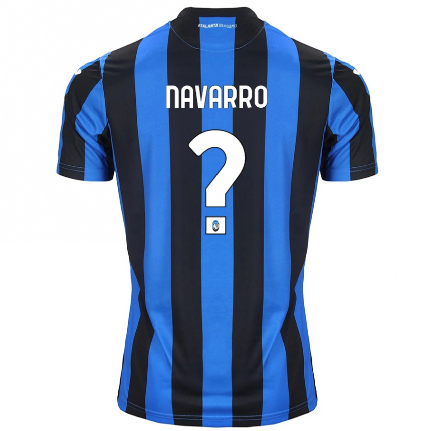 Niño Fútbol Camiseta Albert Navarro #0 Azul Negro 1ª Equipación 2024/25 México