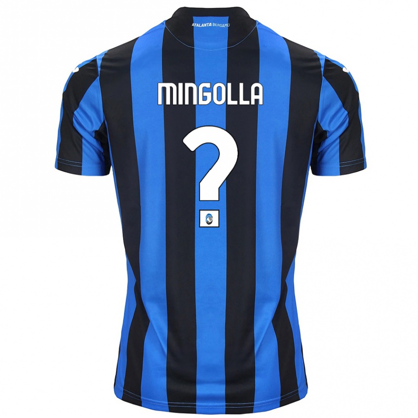 Niño Fútbol Camiseta Simone Mingolla #0 Azul Negro 1ª Equipación 2024/25 México