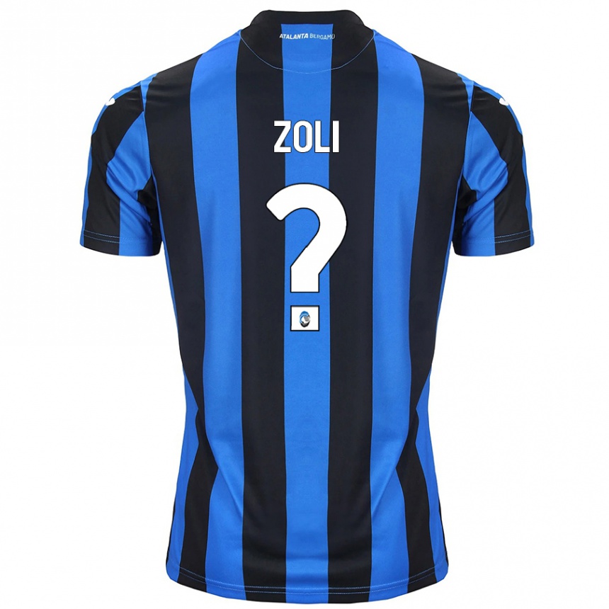 Niño Fútbol Camiseta Jacopo Zoli #0 Azul Negro 1ª Equipación 2024/25 México