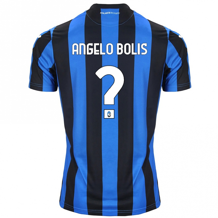 Niño Fútbol Camiseta Tommaso Angelo Bolis #0 Azul Negro 1ª Equipación 2024/25 México