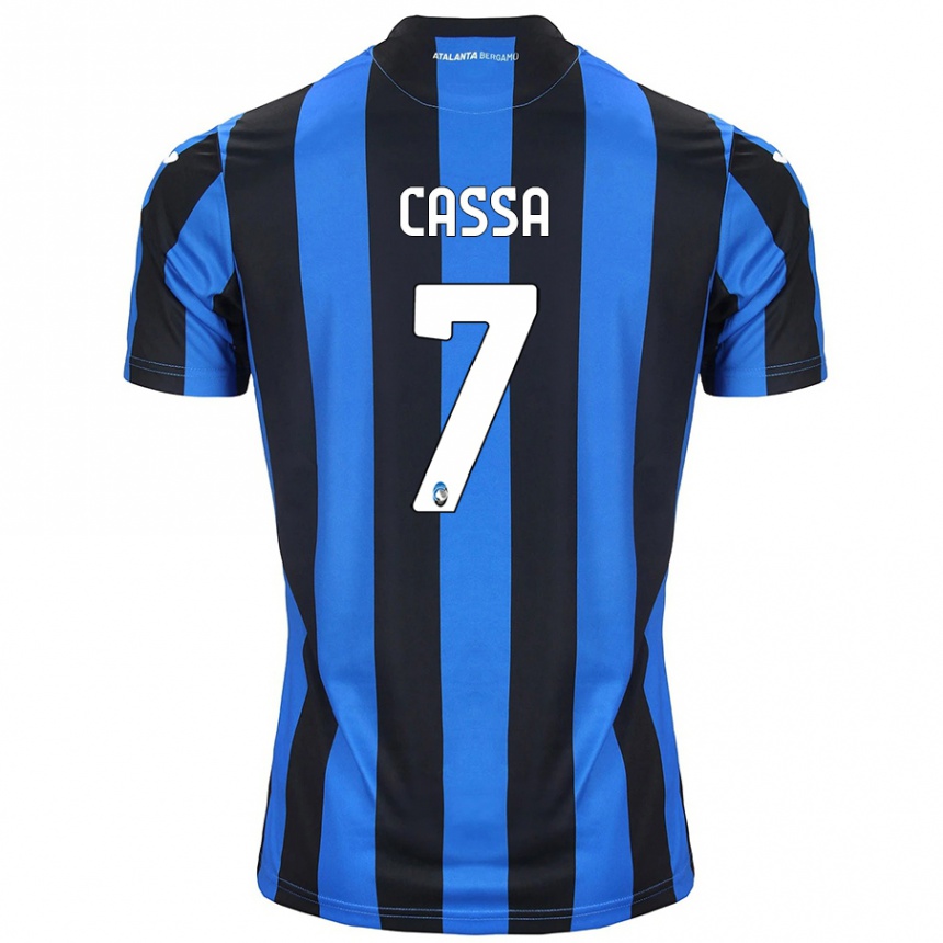 Niño Fútbol Camiseta Federico Cassa #7 Azul Negro 1ª Equipación 2024/25 México